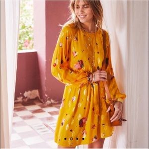 Sezane Aurelia Dress Saffron